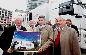 DRK-Truck startet Deutschlandreise