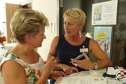 Frau Moor berichtete &uuml;ber den aktuellen Stand zur Pflegekammer.