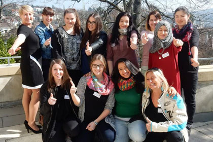 Der Einf&uuml;hrungstag 
            fand am 18.04.16 mit 15 der insgesamt 46 
            neuen Sch&uuml;lerinnen statt.