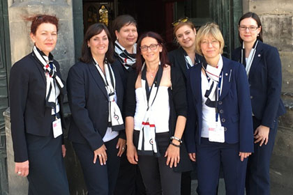 Die WSSRK war mit sieben 
                Delegierten vertreten.