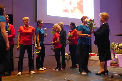 Der Abend endete emotional 
                mit dem Lied Time to say goodbye.