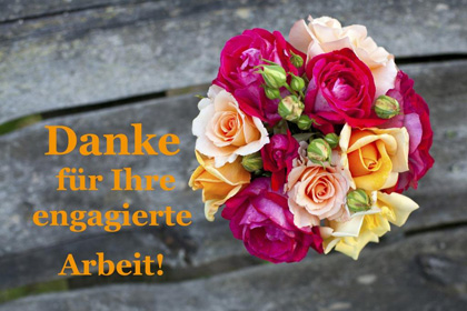Danke für Ihre engagierte Arbeit!