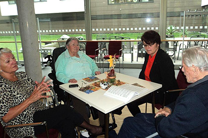 Gemeinsam wurden Volkslieder 
                gesungen.