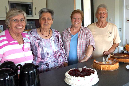 Unsere ehrenamtlichen Kaffeedamen sind zur&uuml;ck.