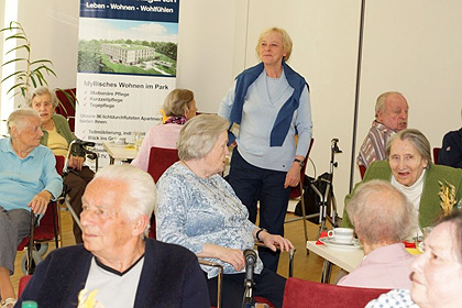 Gekonnt setzten sich die 
                Models in Szene.